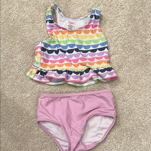 Ruffle Butts Multicolor Scallop Bikini